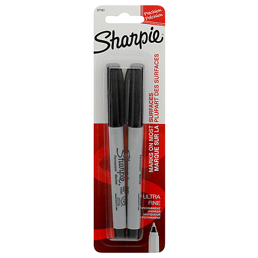 Sharpie 37161PP Black Ultra Fine Point Permanent Marker