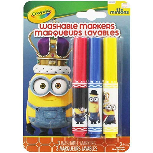 Crayola 3ct Minions Markers - British Invasion