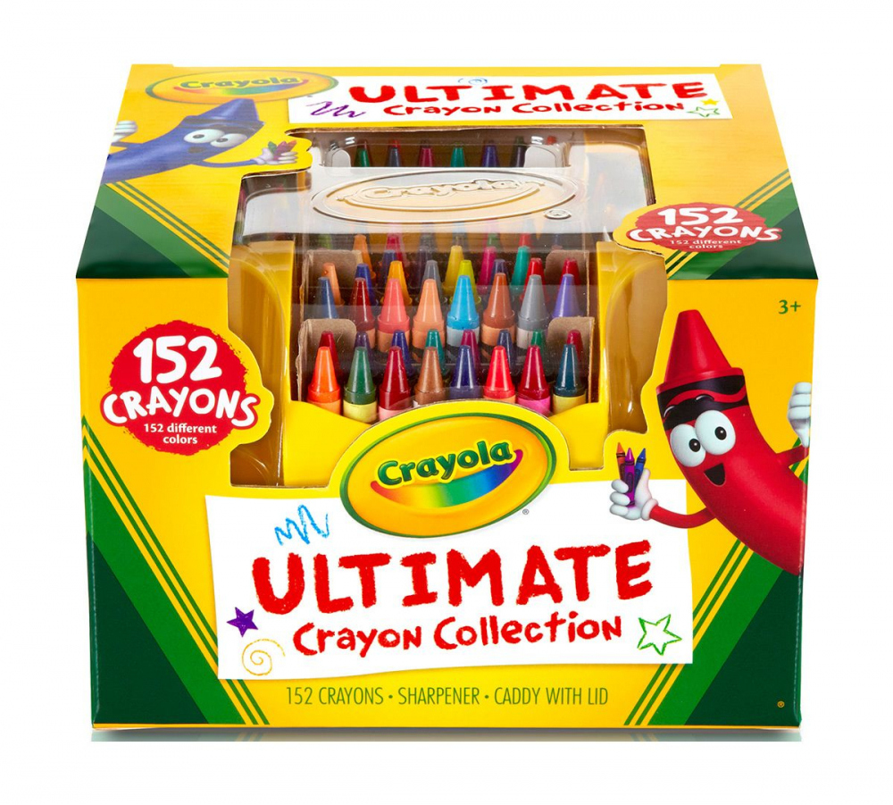 Crayola Ultimate Crayon Collection With Sharpener 152ct