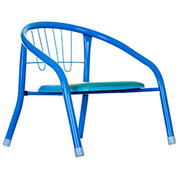 Kid's Metal Chair 2 Asst Clr #130024