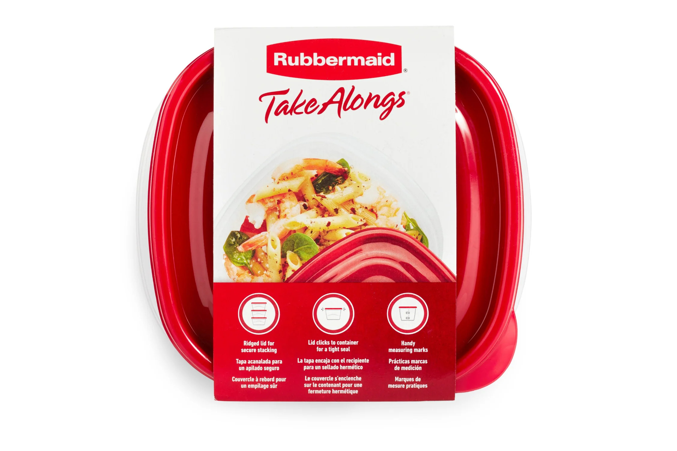 Rubbermaid TakeAlongs Containers + Lids - Deep Square 2