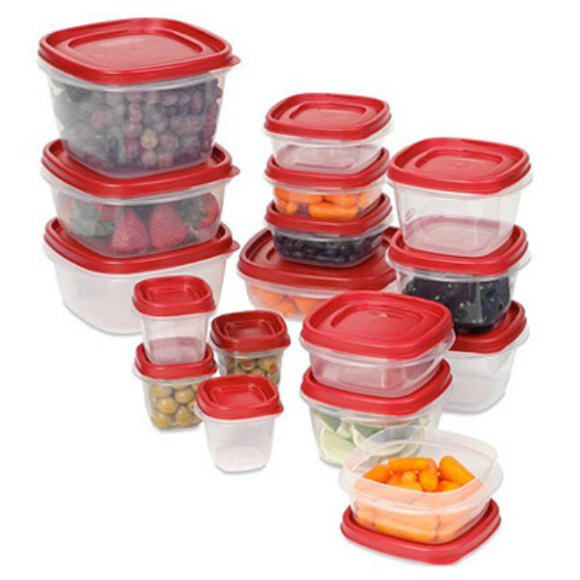 Rubbermaid 2058419 Easy Find Lid Set, 34-Piece