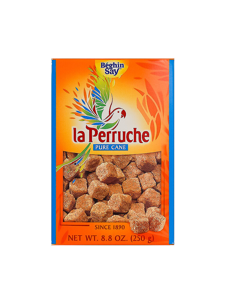 Beghin Say La Perruche Rough Cut Brown Sugar Cubes 8.8 Oz