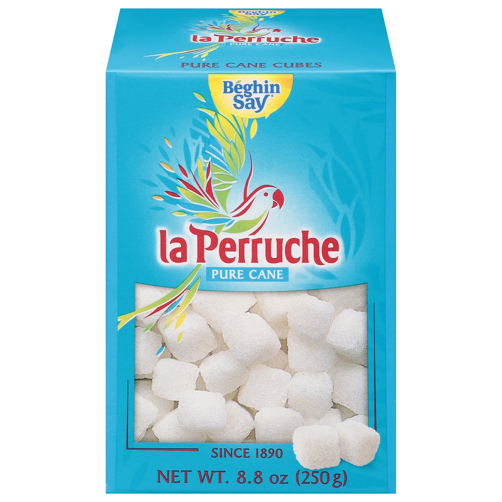 La Perruche Pure Cane Sugar Cubes, White, 8.8 Ounce