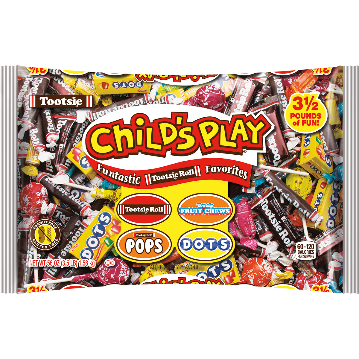 Child's Play Candy, Tootsie Roll, Funtastic Favorites 56 Oz