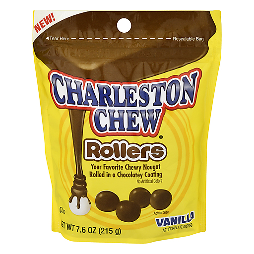 Charleston Chew Nougat, Vanilla, Rollers 7.6 Oz