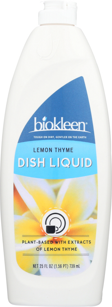 Biokleen Dish Liquid – Natural – Lemon Thyme – 25 Oz – Case Of 6
