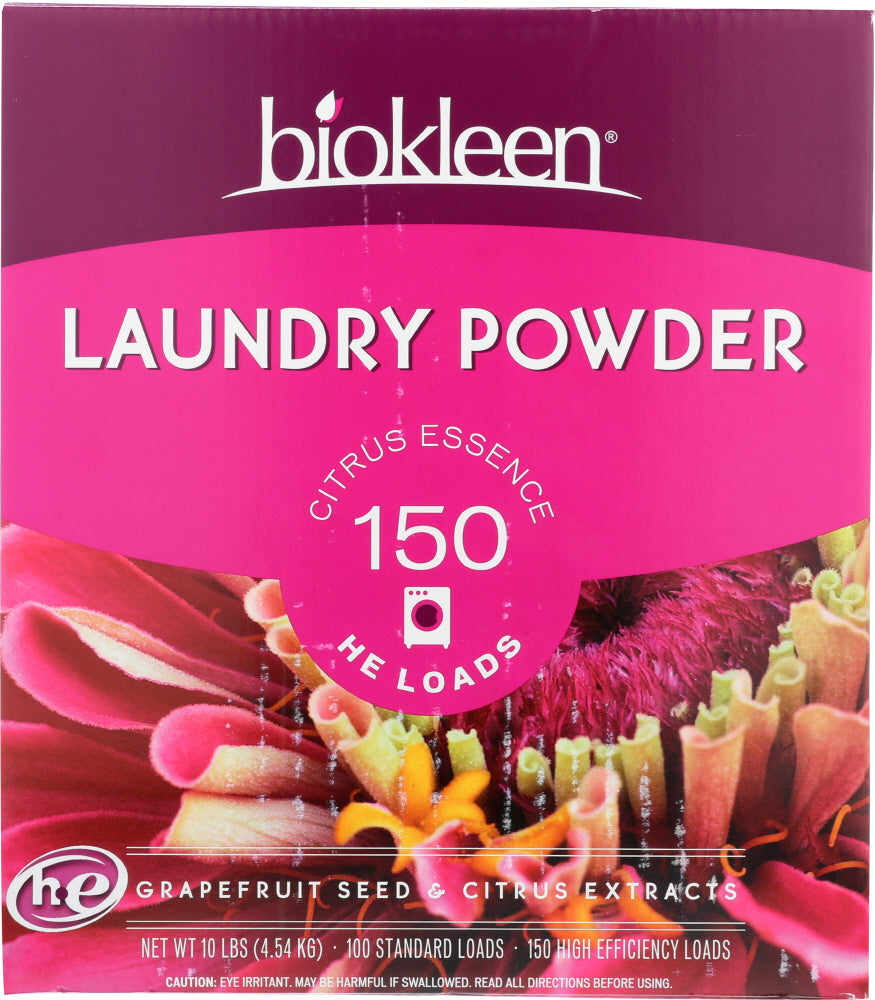 Biokleen Laundry Powder - Citrus Essence - 10 Lb