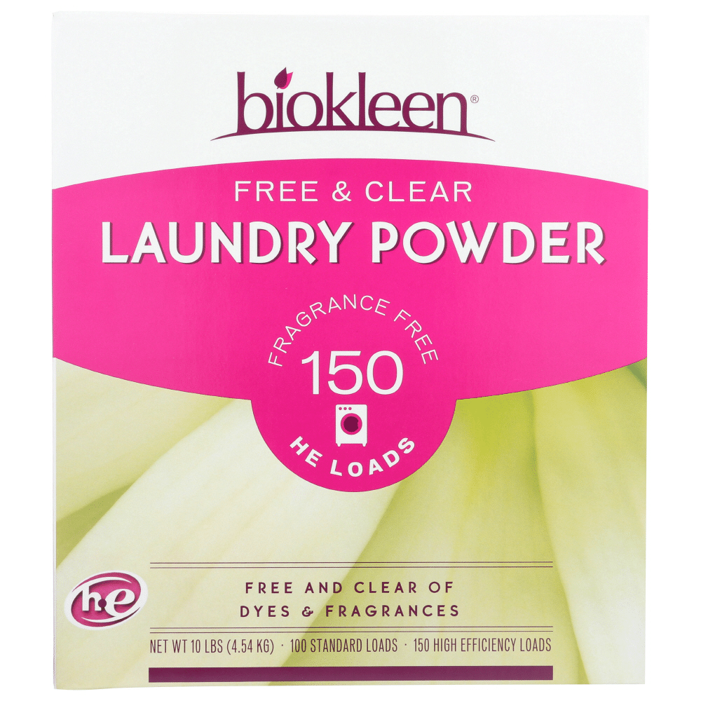 Biokleen Laundry Powder - Free And Clear - 10 Lb