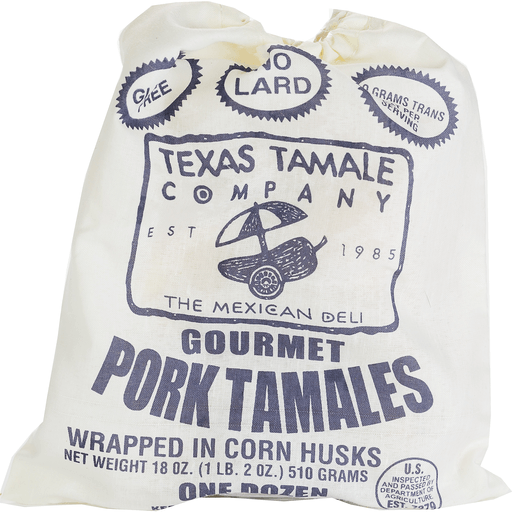 Texas Tamale Company Gourmet Pork Tamales