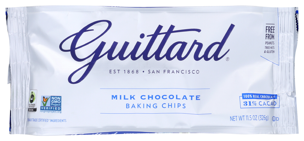 Guittard Milk Chocolate, 31% Cacao Baking Chips - 11.5 Oz