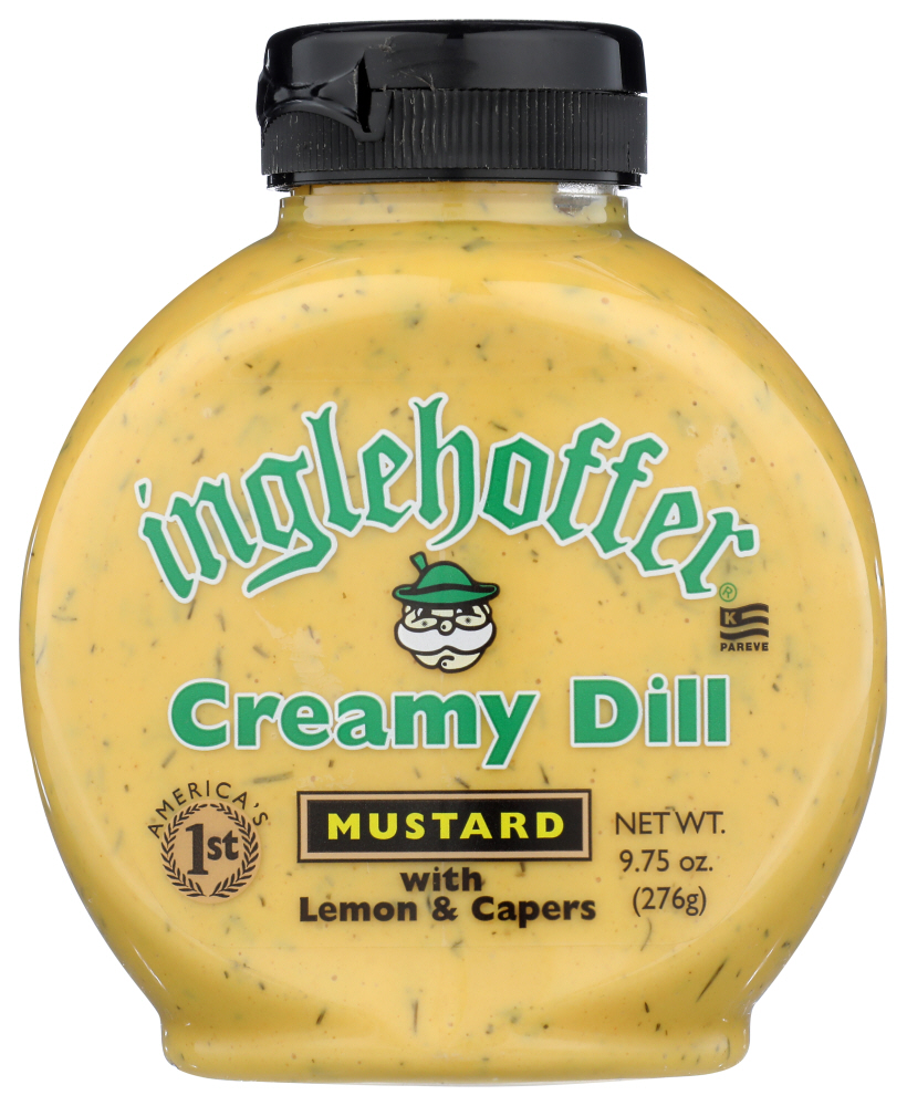 Inglehoffer Mustard, Creamy Dill, With Lemon & Capers