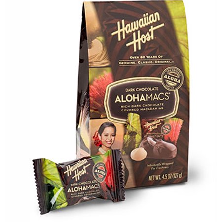 Hawaiian Host Alohamacs Dark Choc Macadamia