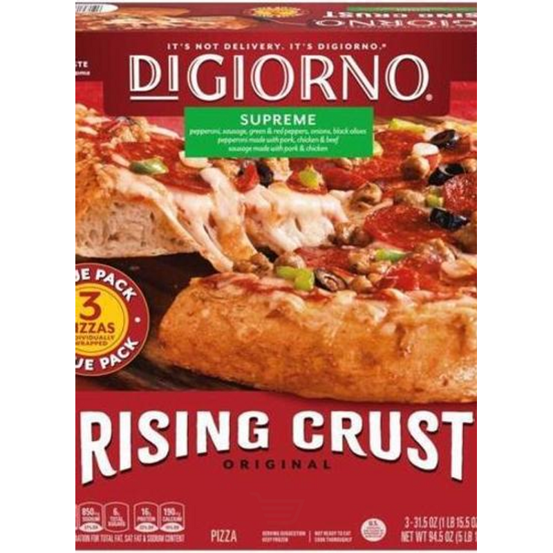 DiGiorno Original Rising Crust Supreme Frozen Pizza 31.5 Oz. Box