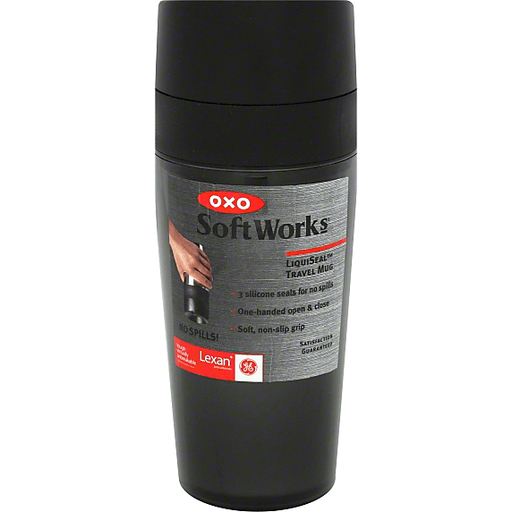OXO Soft Works Travel Mug, LiquiSeal, Graphite