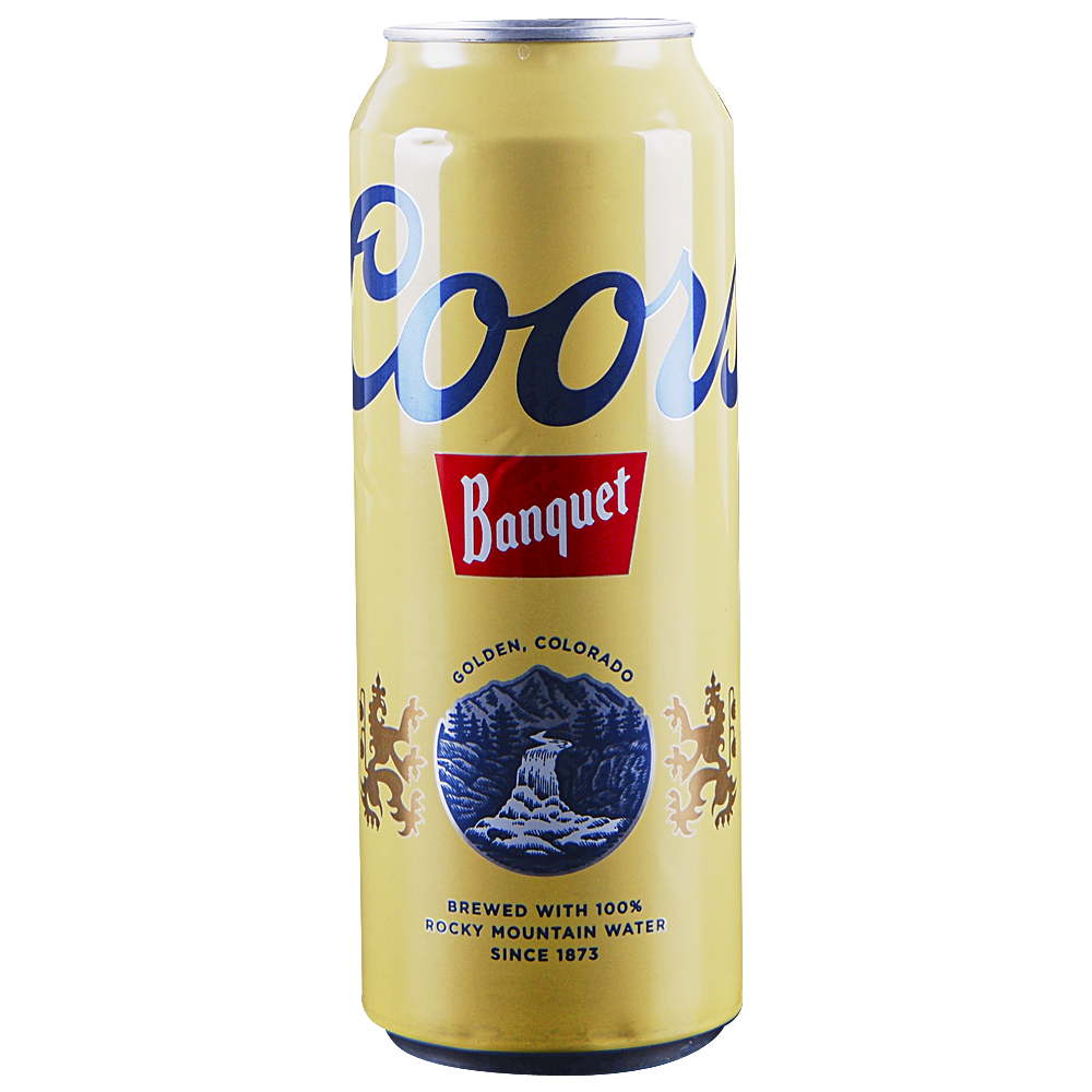 Coors Banquet Lager Beer, 5% ABV, 24-oz Beer Can