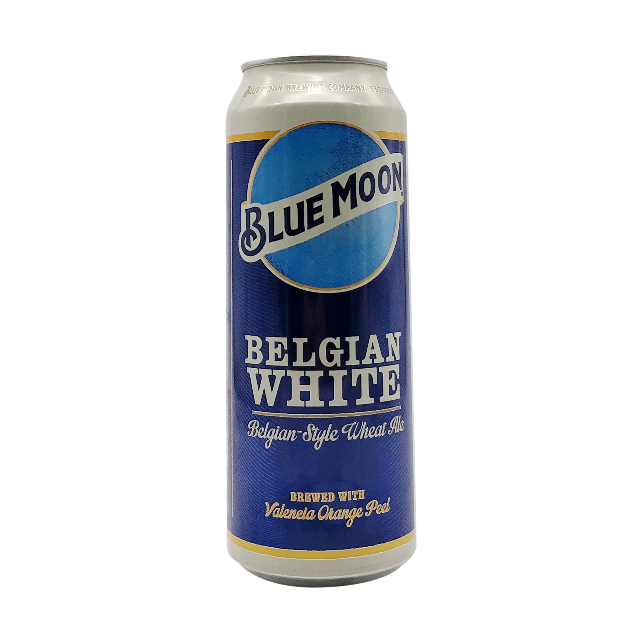 Blue Moon Belgian White Wheat Craft Beer 24oz Can