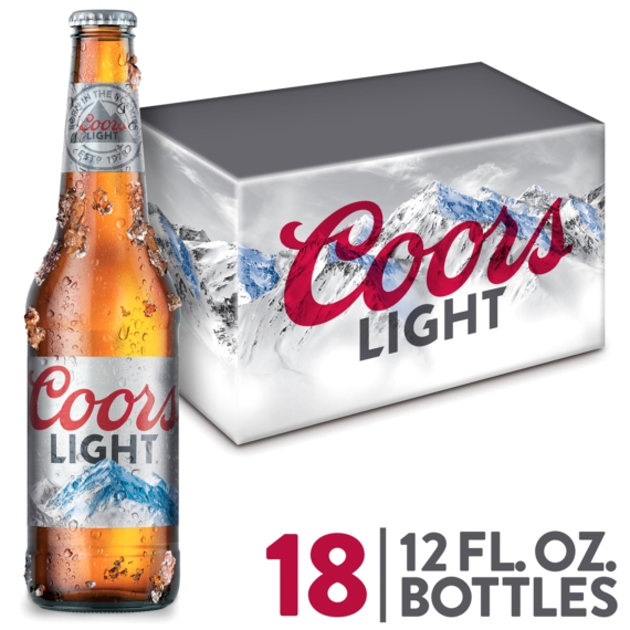 Coors Light Lager Beer, 18 Pack, 12 Fl. Oz
