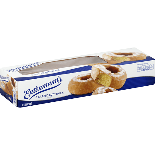 Entenmann's Glazed Buttermilk Donuts - 8ct/1lbs