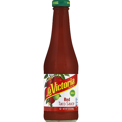 La Victoria Mild Red Taco Sauce 12 Oz. Bottle