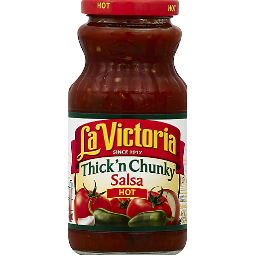 La Victoria Hot Salsa Thick 'n Chunky