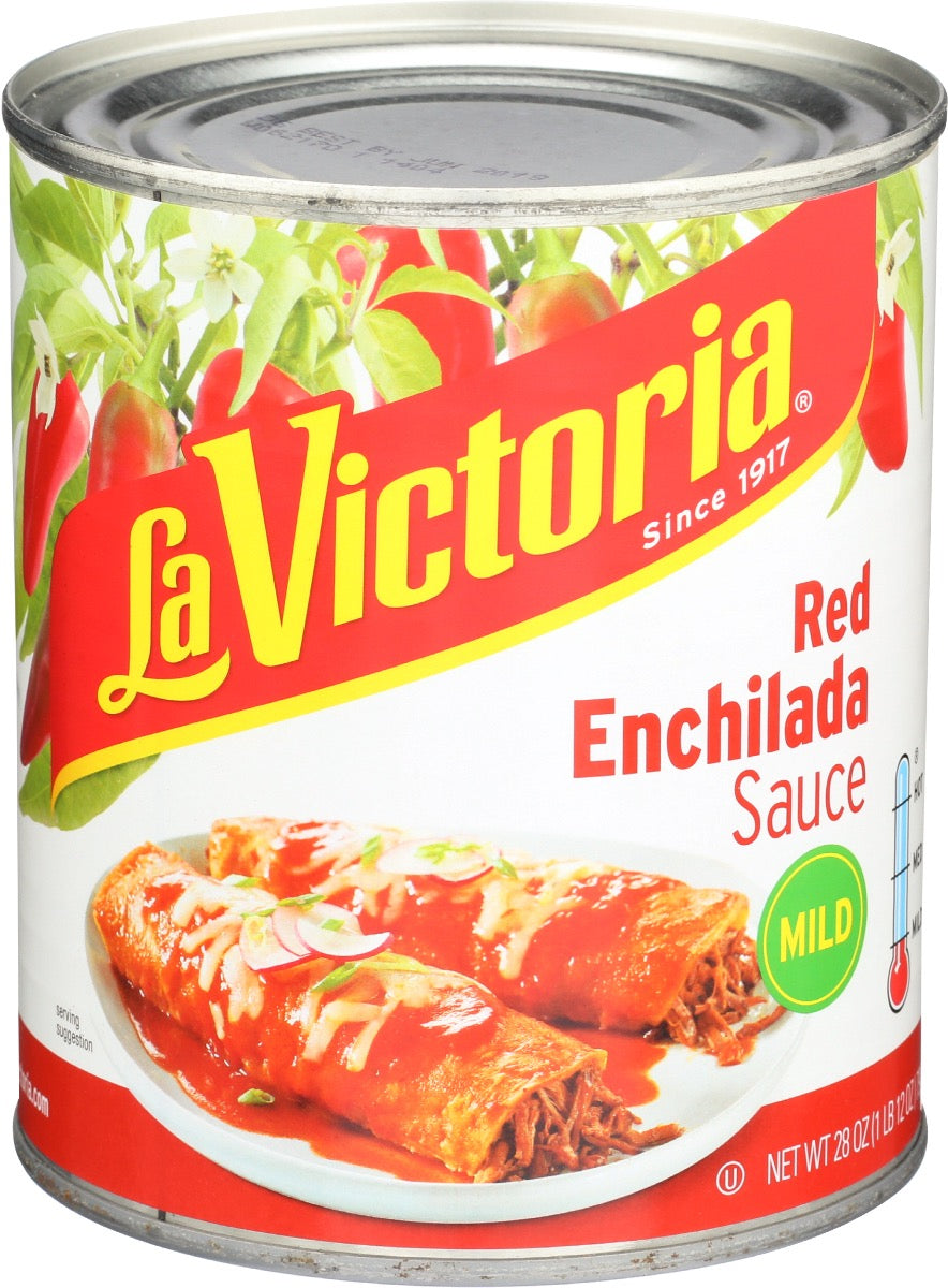 La Victoria Red Enchilada Sauce Traditional, Mild, 28 Oz