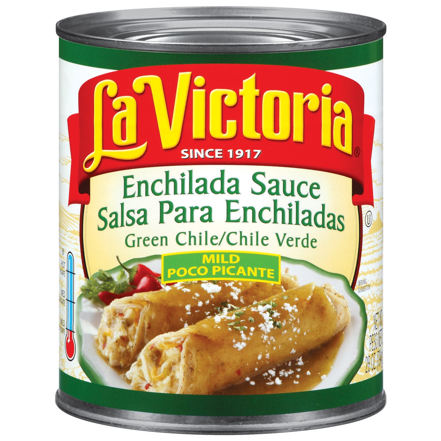 La Victoria Mild Enchilada Green Chile Sauce, 28 Oz