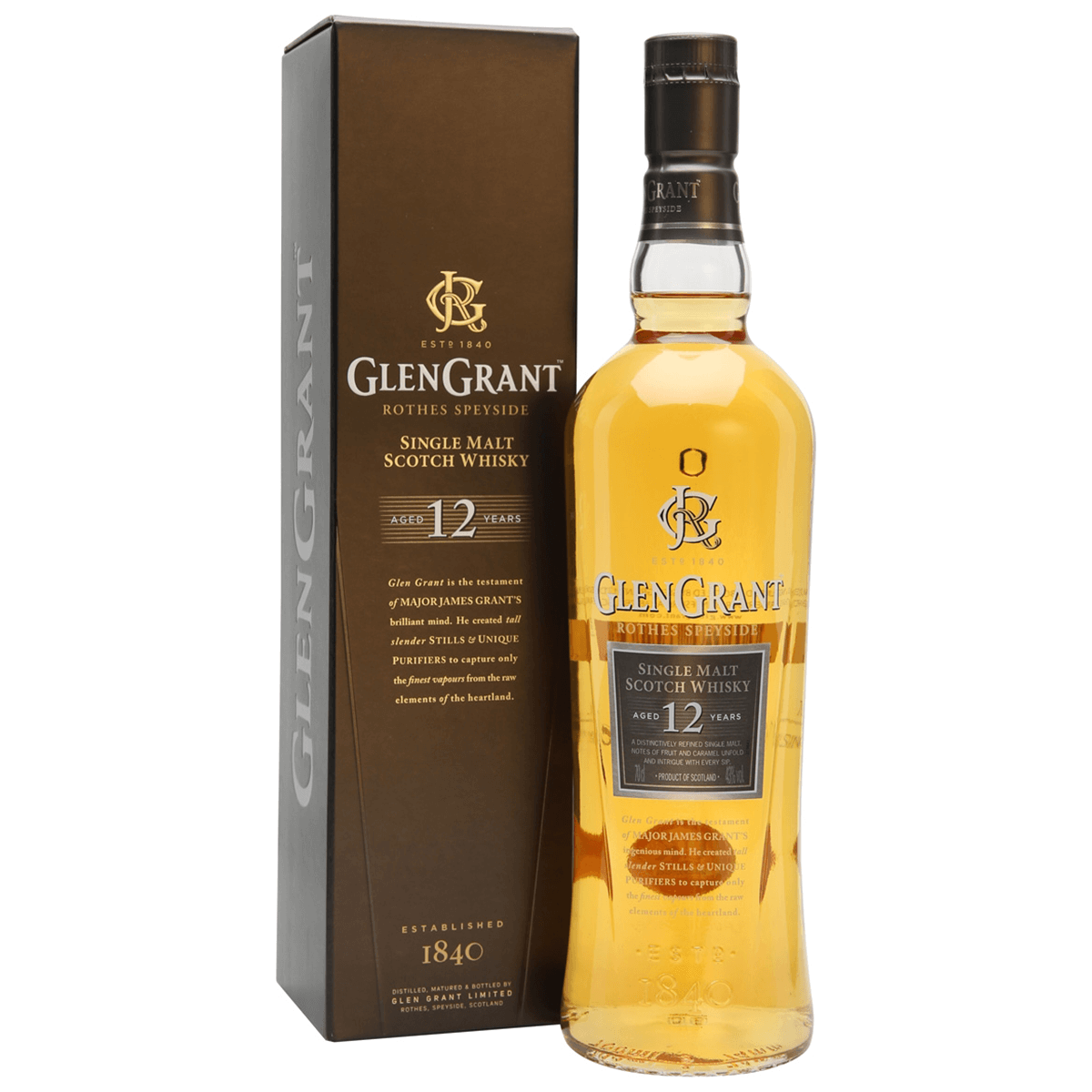 Glen Grant 12 Year Old Single Malt Scotch Whisky