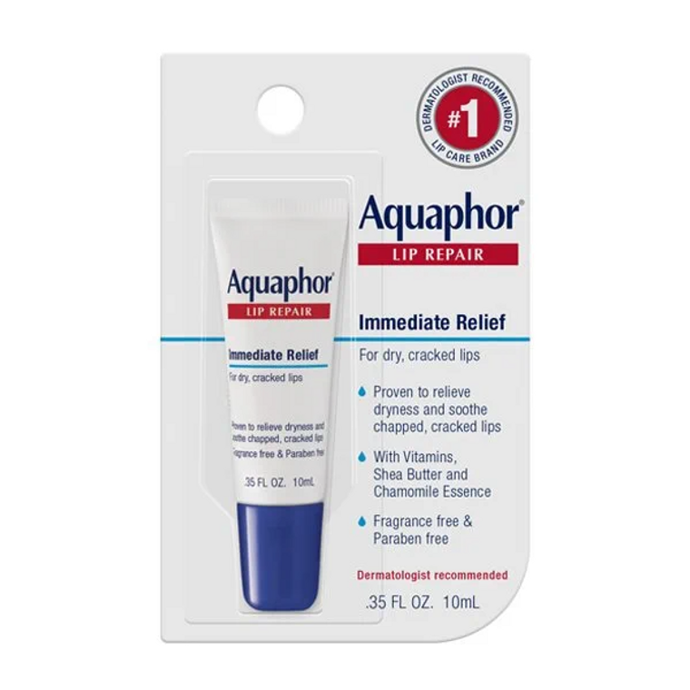 Aquaphor Immediate Relief Lip Repair Balm - 0.35 Fl Oz