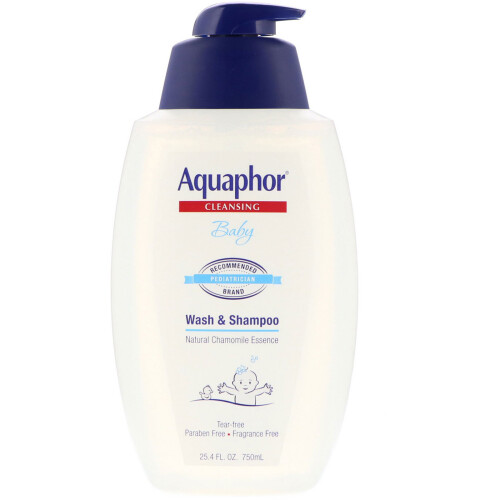 Aquaphor Baby Wash & Shampoo Pump, 29.5 Fl Oz