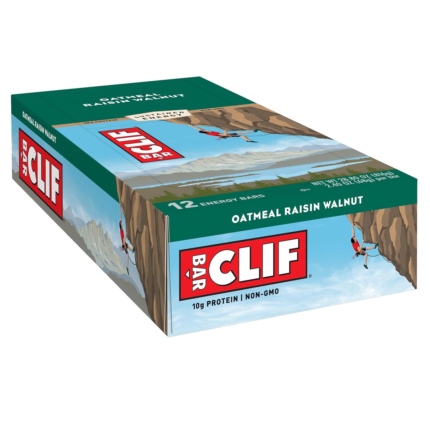 Mondelez International Clif Energy Bar, Oatmeal Raisin Walnut, 2.4 Oz
