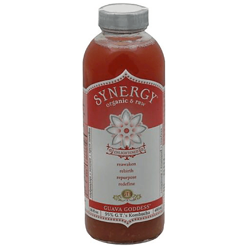 GT's Synergy Guava Goddess Organic Raw Kombucha - 48 Fl Oz