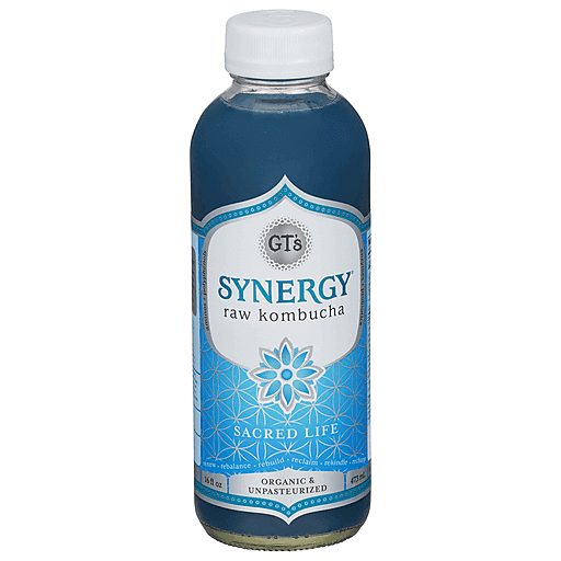 GT's Synergy Raw Kombucha Sacred Life
