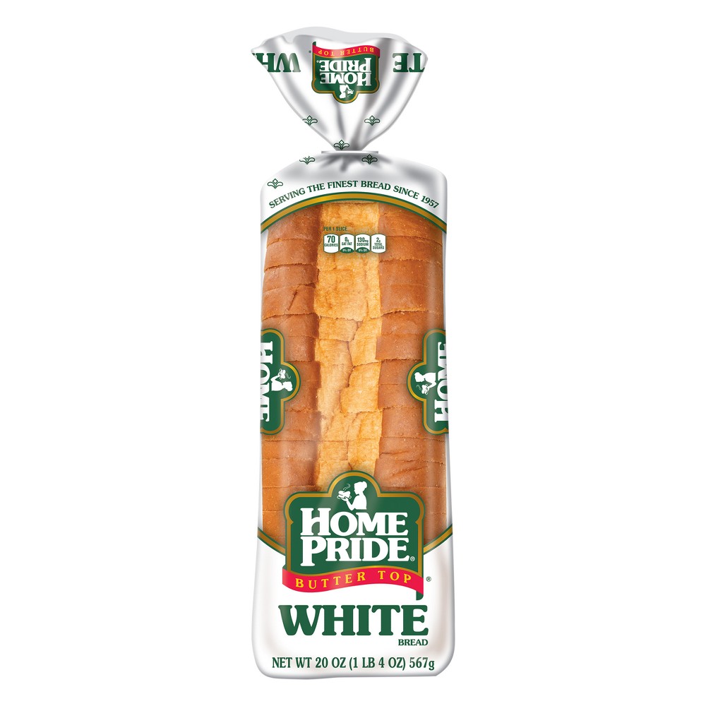 Home Pride Butter Top White Bread 20 Oz. Loaf
