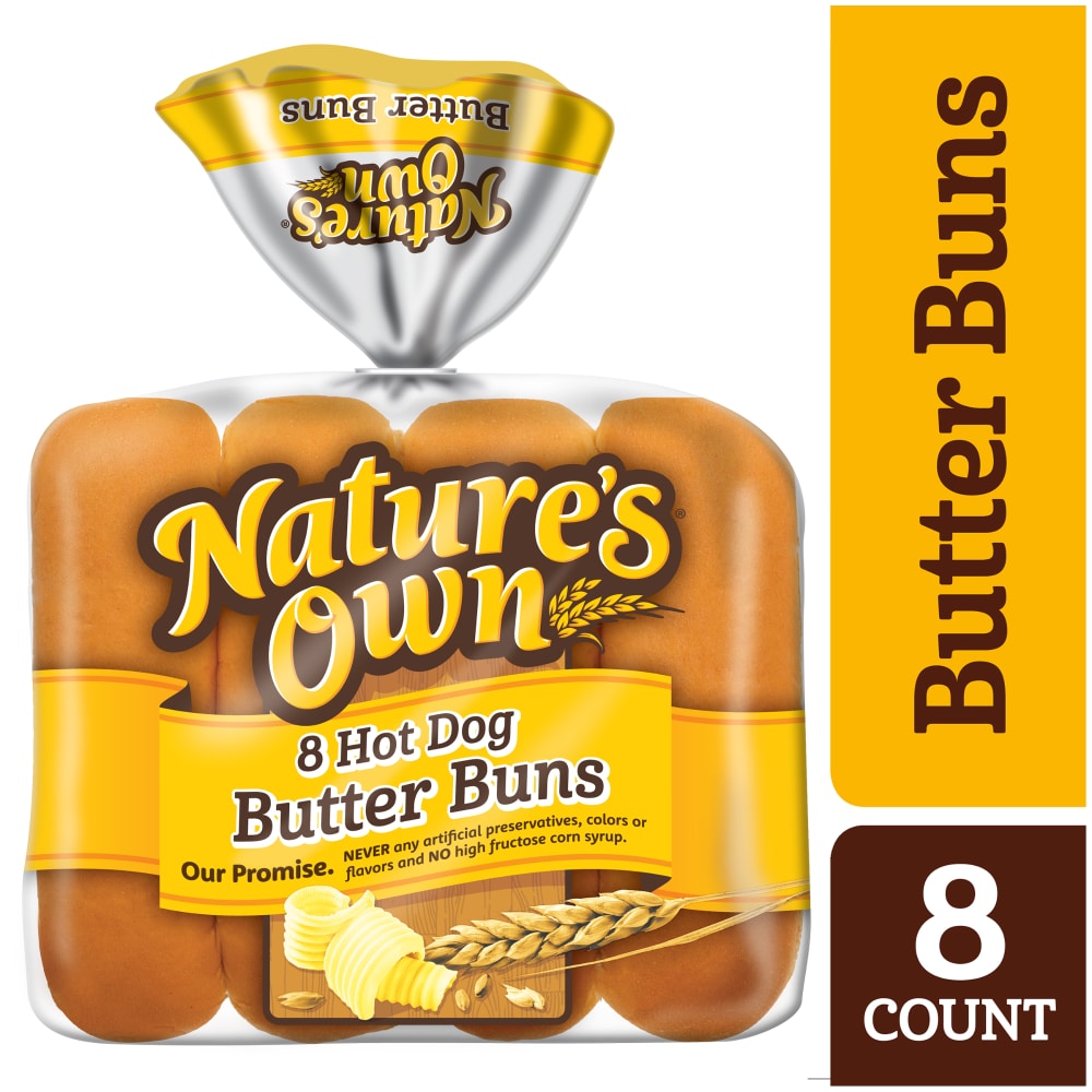 Nature's Own Hot Dog Butter Buns