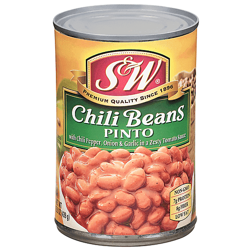 S&W Pinto Chili Beans 15.5 Oz. Can