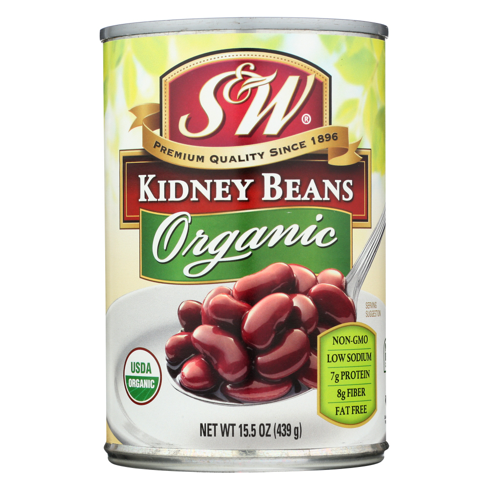 S&W S & W: Organic Kidney Beans, 15 Oz