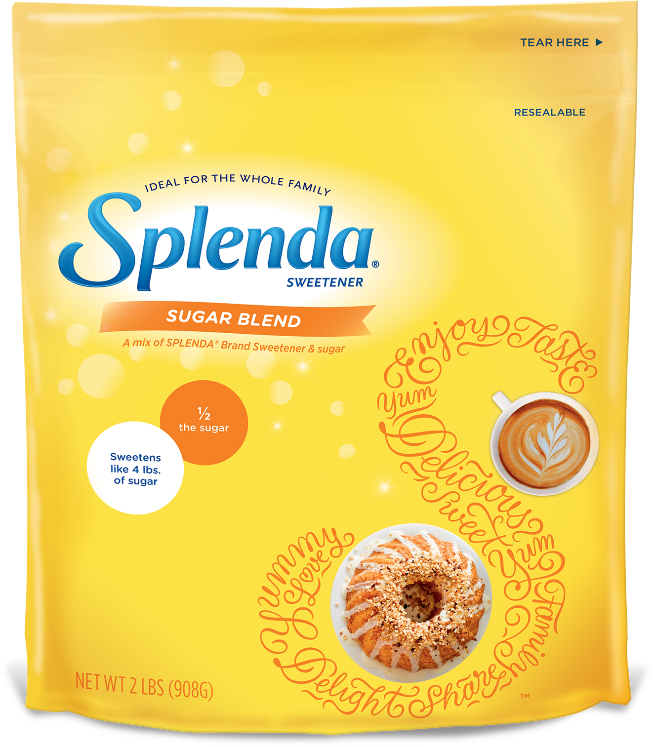 Splenda Sugar Blend Sweetener 2 Lb