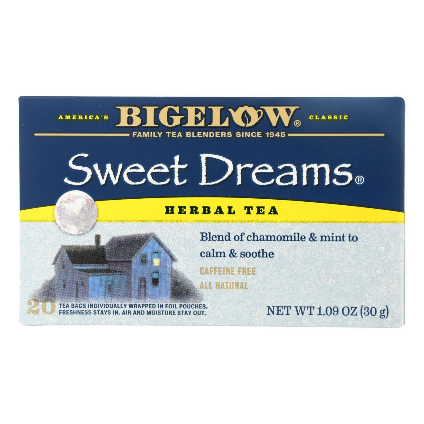 Bigelow Herbal Tea, Caffeine Free, Sweet Dreams, Tea Bags