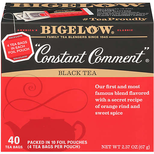 Bigelow Black Tea, Constant Comment, Tea Bags