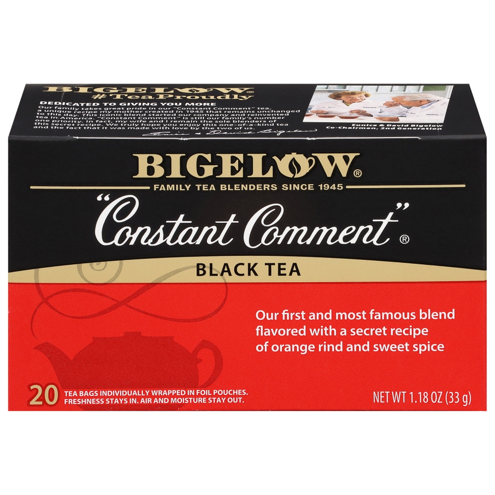Bigelow Constant Comment Black Tea Bags 2 Box Pack