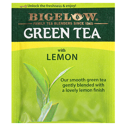 Bigelow Green Tea Bags With Lemon - 20ct