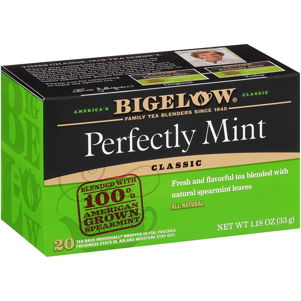 Bigelow Perfectly Mint Classic Tea Bags - 20ct