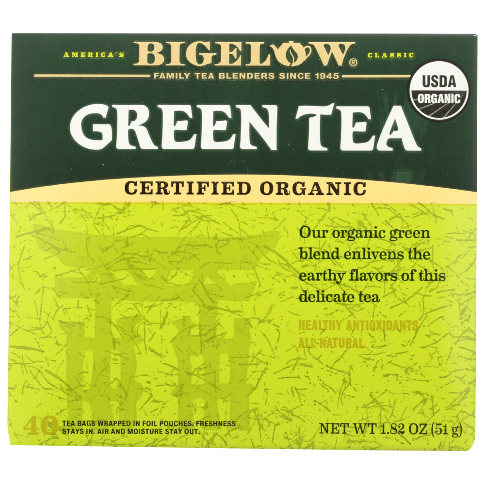 Bigelow Certified Organic, Bags Green Tea