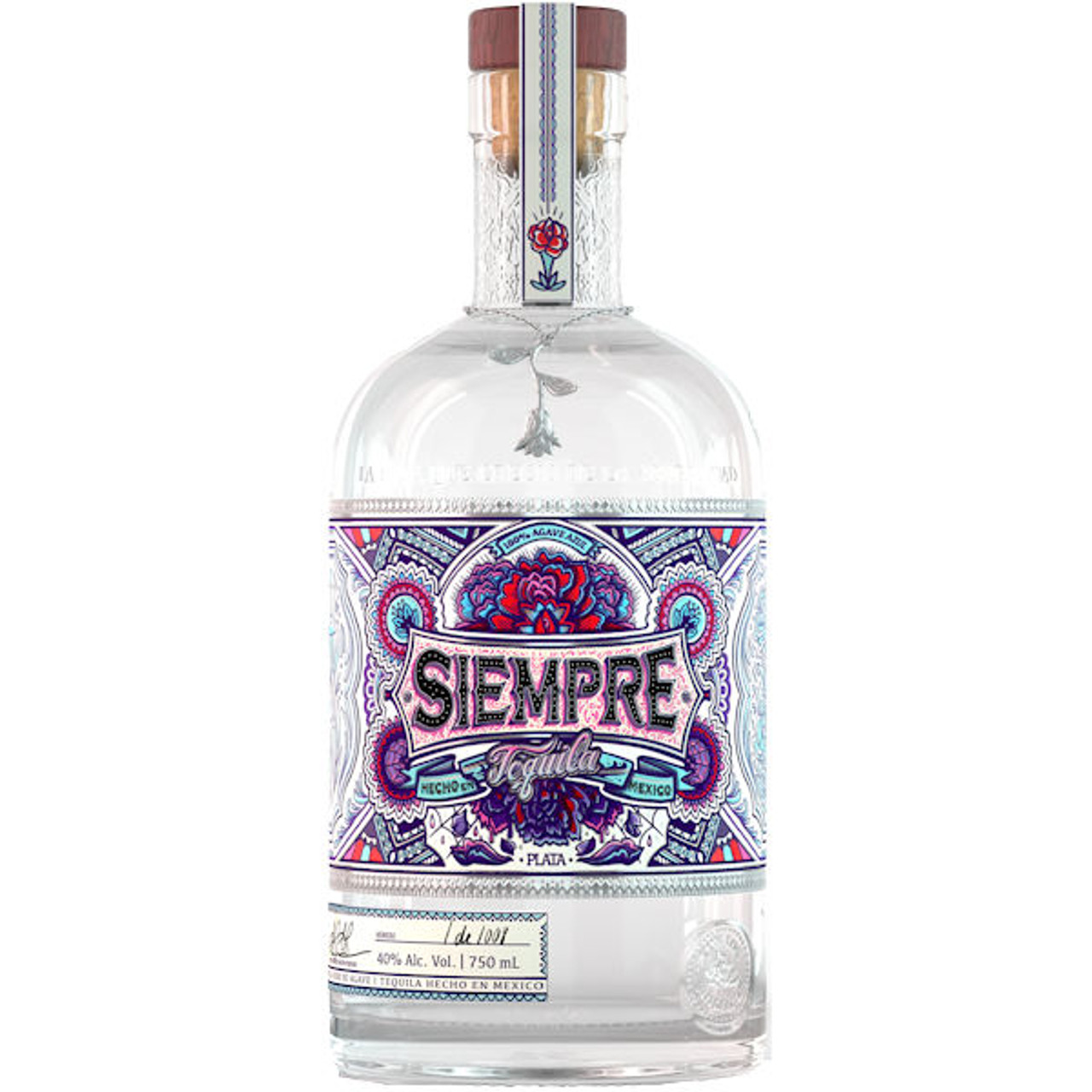 Siempre Plata Tequila 750ml