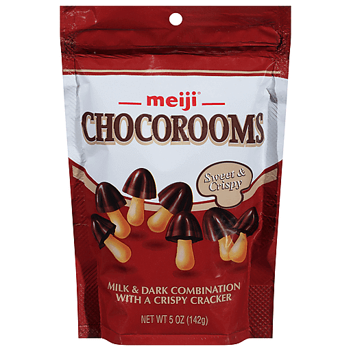 Meiji Chocorooms, Sweet & Crispy 5 Oz