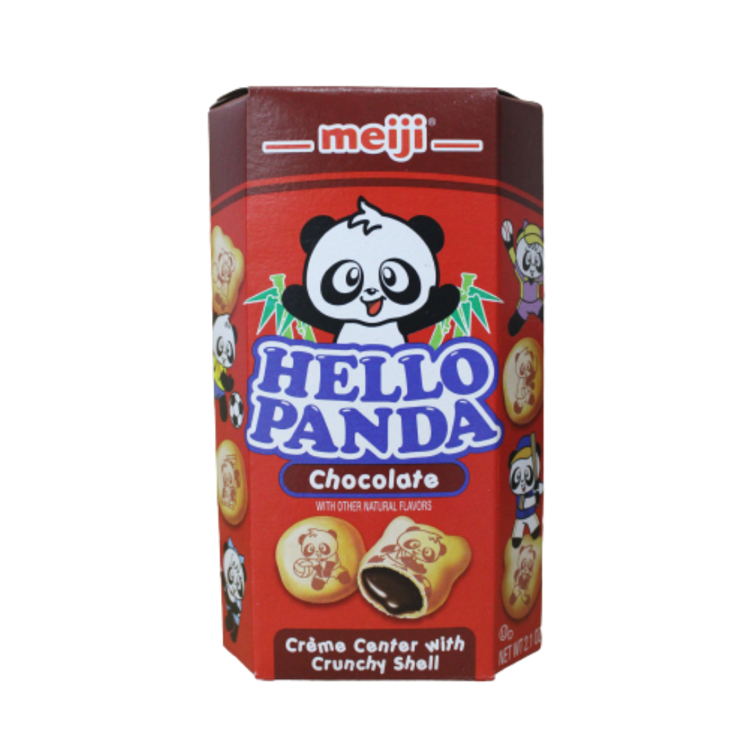 Meiji Hello Panda Filled Cookies Chocolate Creme
