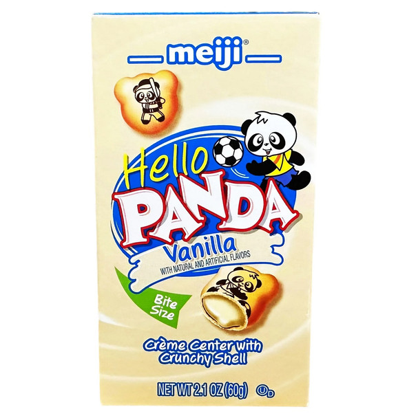 Meiji Hello Panda Cookies Filled With Vanilla Cream 60g