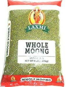 Laxmi Green Moong Whole 4 Lb