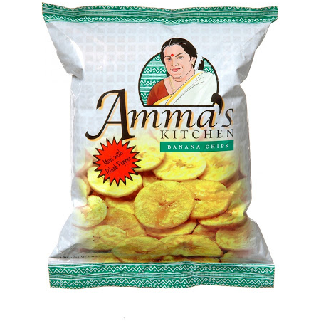 Amma’s Banana Chips Black Pepper 14oz